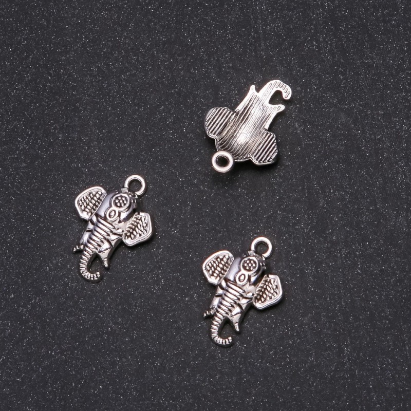Zawieszka «Słoń» 15×22 mm opakowanie 20 g ±16 szt.