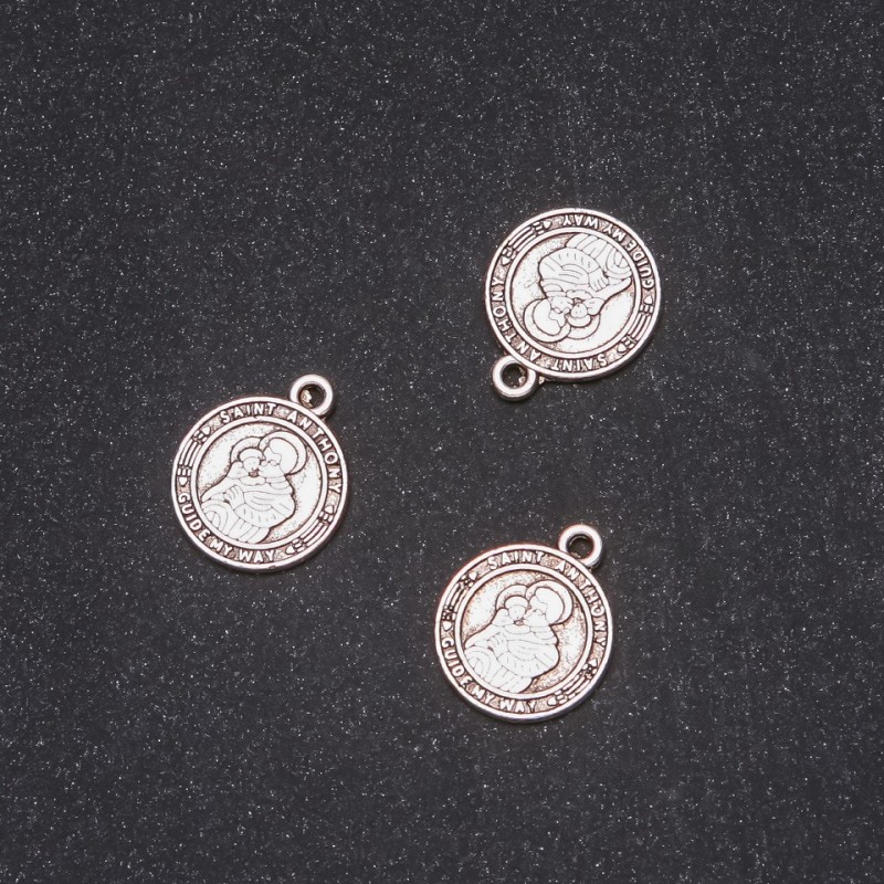 Zawieszka Świętego Antoniego 15×18 mm, opakowanie 20 g ±12 szt.