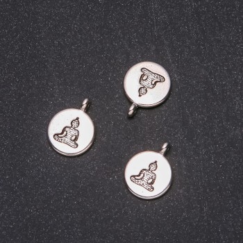 Zawieszka Budda 15×19 mm, opakowanie 20 g ±11 szt.