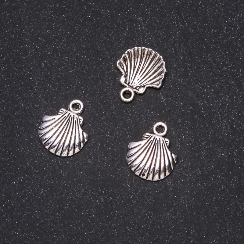 Zawieszka Muszla 18×15 mm, opakowanie 20 g, ±16 szt.