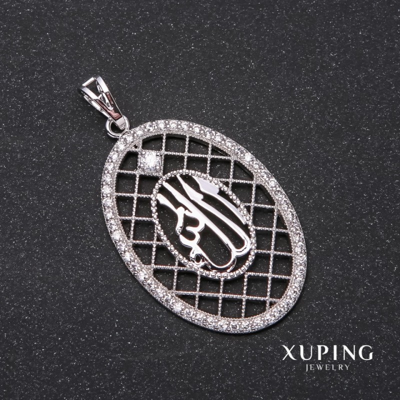 Wisiorek Xuping Sura 45×40×27 mm, rodowany, z białymi cyrkoniami