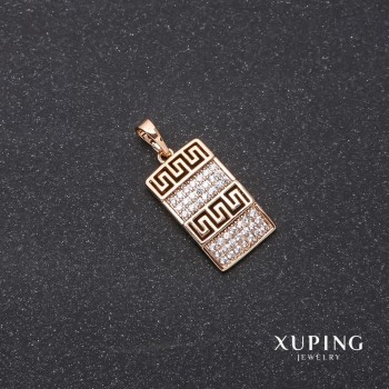 Wisiorek Xuping w wzorze «Versace» 11×19×26 mm, złocenie 18k