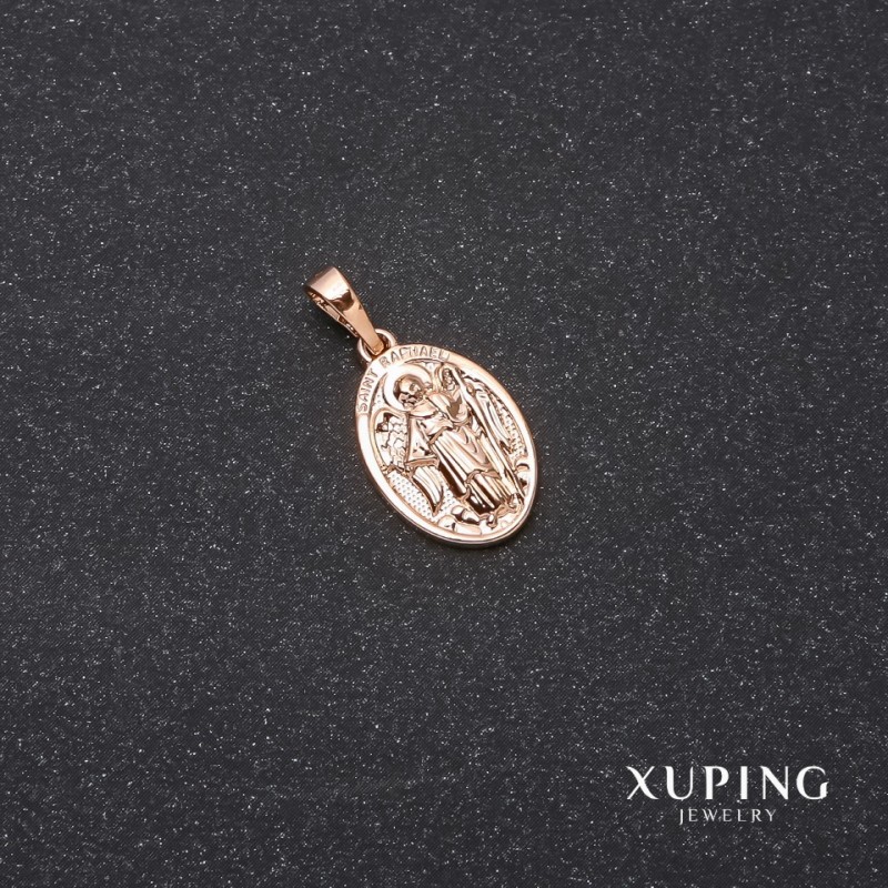 Wisiorek Xuping „Święty Rafał” 11×18×23 mm pozłacanie 18k