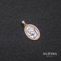 Wisiorek Xuping «Lik» 13×20×25 mm – rodium i pozłocenie 18k