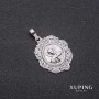 Wisiorek Xuping Zbawca 35×28×22 mm rhodiowany
