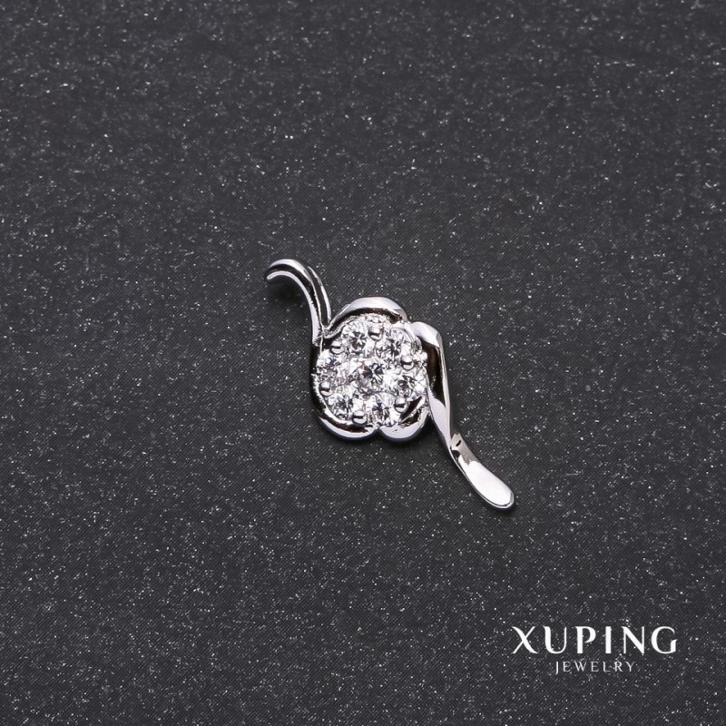 Wisiorek Xuping Zawijas 10×24 mm rodowany