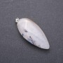 Wisiorek z naturalnego agatu 50×20 mm (±) (z naturalnymi niedoskonałościami)