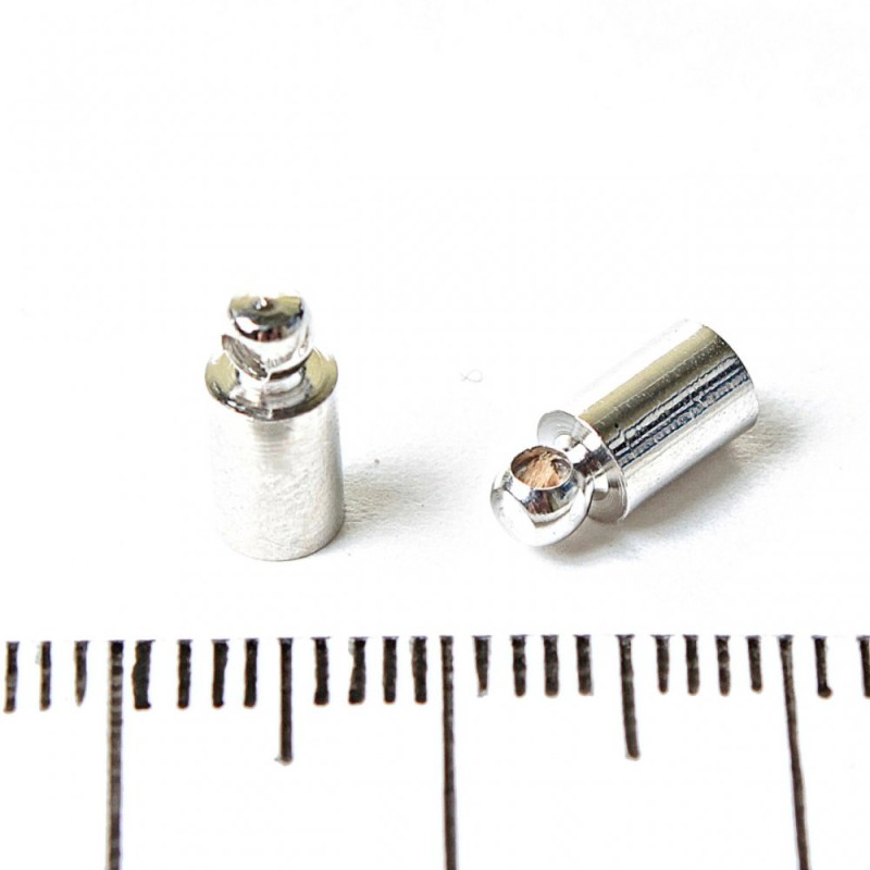 Końcówka do sznureków, średnica 4 mm, fason 38 (+/-) szt.