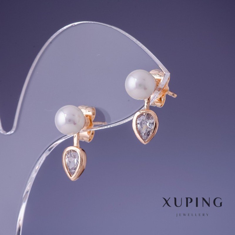 Kolczyki Xuping 16×7 mm „pozłacenie 18K”