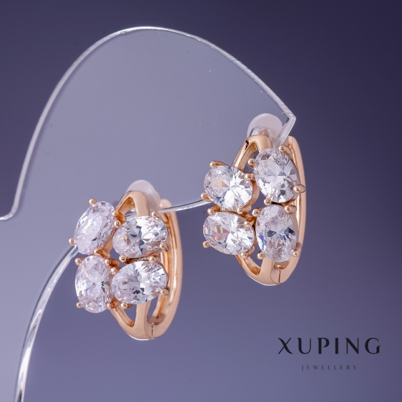 Kolczyki Xuping 18×13 mm «pozłota 18K»