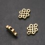 Wstawka ozdobna Wenzel, wymiary zewnętrzne 15×22 mm, średnica wewnętrzna 3 mm, opakowanie 20 g, 4 szt. (+ -)