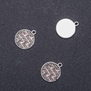 Okucia do zawieszek «Na zawsze» (Na zawsze), średnica 14 mm, długość 18 mm, średnica 1,8 mm, opakowanie 20 g, 18 szt. (+ -)