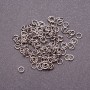 Pierścień łączący o średnicy 4 mm, szary metal, opakowanie 25 g
