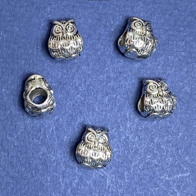Koralik-wstawka zapięcie, średnica 11×9 mm, średnica wewnętrzna 4,5 mm, opakowanie 20 g ±9 szt.
