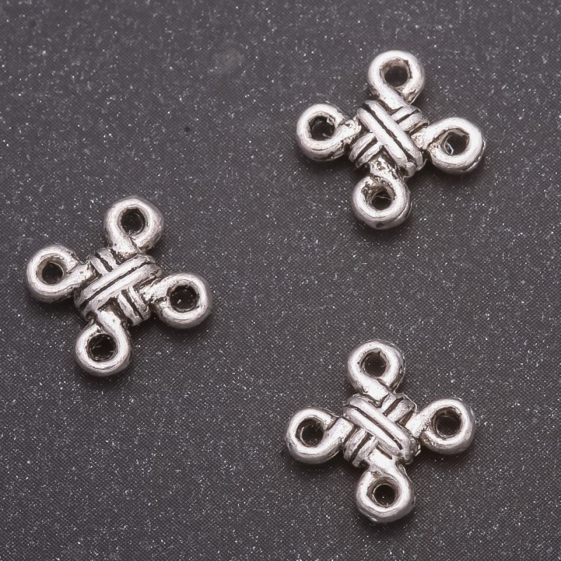 Konektor ozdobny, średnica 10×12 mm, opakowanie 20 g ±28 szt.