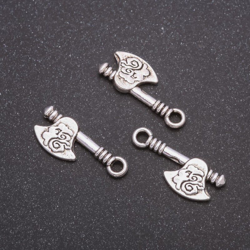 Okucie do wisiorka – Siekiera d0×8 mm, wykończenie 20 g, +/- 27 szt.