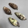 Wisiorek z naturalnego kamienia – jaspis Picasso, 50×20 mm (+-)