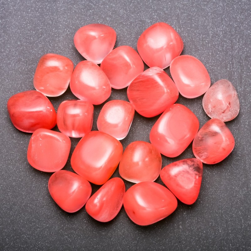 Naturalny kamień chalcedon fasetowany 15×20 mm (+/-) opakowanie 100 g