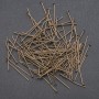 Szpilka jubilerska z główką 'gwoździk', brązowa, długość 26 mm, opakowanie 1 kg
