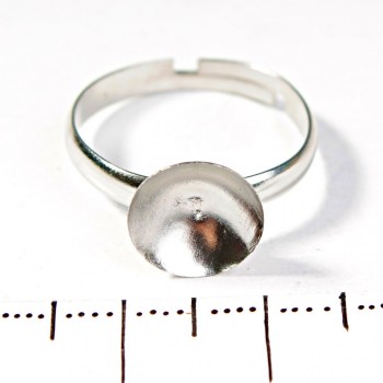 Cena za opakowanie /10 szt. 10 mm Podstawa pod pierścionki – miseczka okrągła