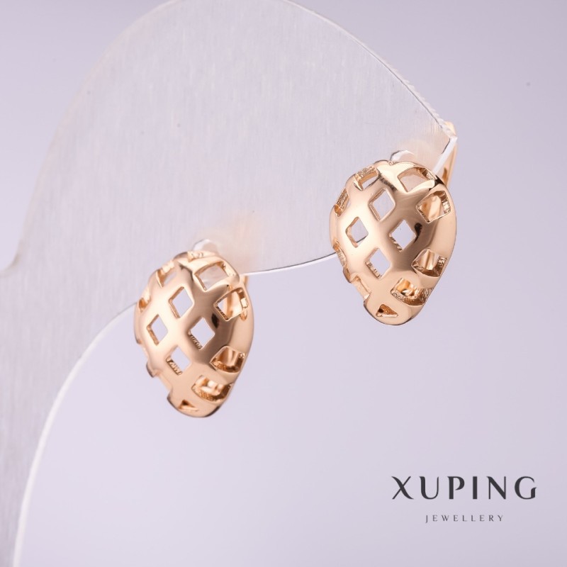 Kolczyki Xuping 10×14 mm pozłacane