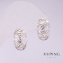 Kolczyki Xuping rodowane 6×14 mm