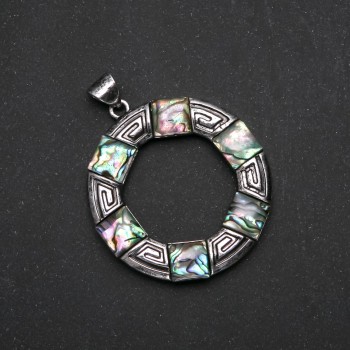 Wisiorek haliozyt w oprawie 47 mm