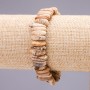 Bransoletka z pejzażowego jaspisu pałeczka, średnica 4×15 mm (±), długość 19 cm