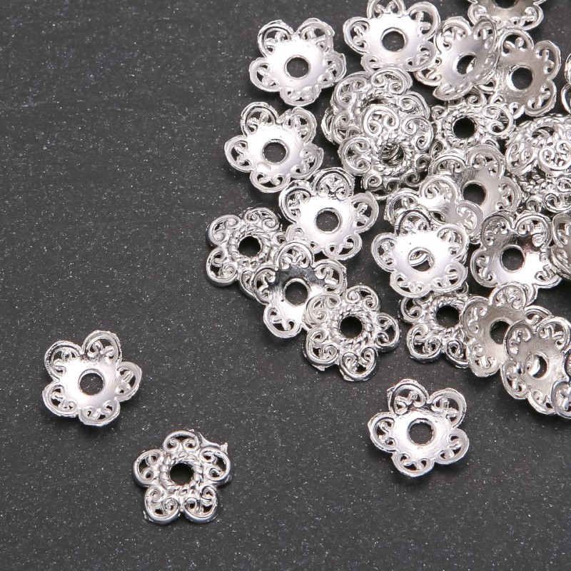 Końcówki do okuć, średnica 12×3 mm, średnica wewnętrzna 2,4 mm, wykończenie 4 mm, 20 g, około 53 szt.