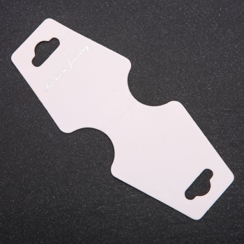 Karta ekspozycyjna pod łańcuszek i/lub bransoletkę, 10×4 cm, karton, 200 szt.