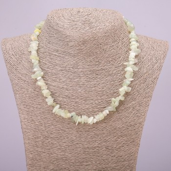 Naszyjnik z onyksu, drobinka, średnica około 7 mm, długość 45 cm