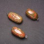 Wisiorek z jaspisu heliotropowego 38×18 mm (±)