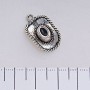 Zawieszka Kapelusz, kolor srebrny, 22×13 mm, opakowanie 20 g ±11 szt.
