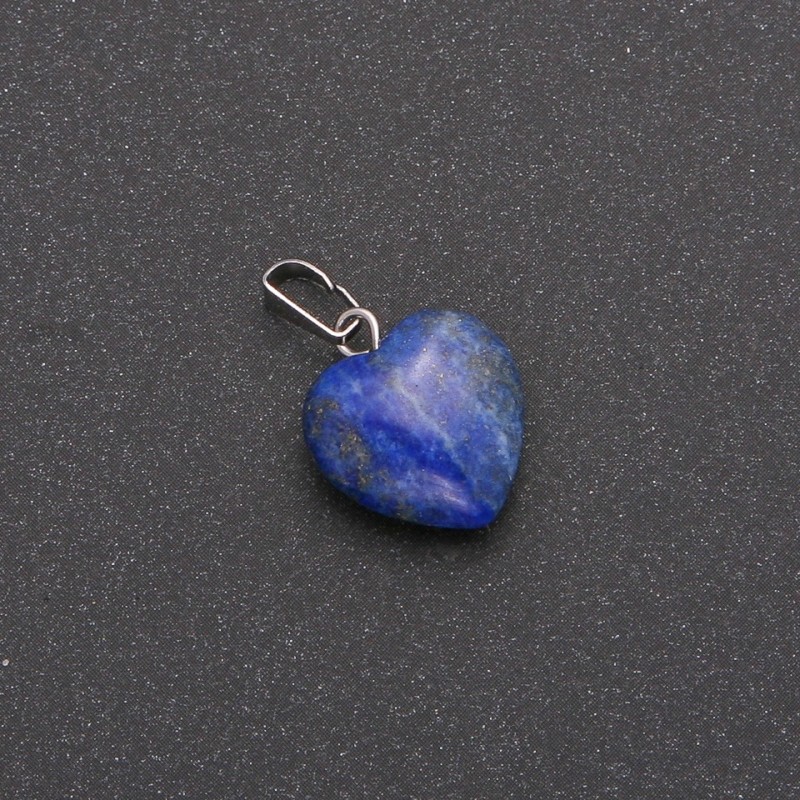 Wisiorek w kształcie serca z lazurytu 14×14×23 mm