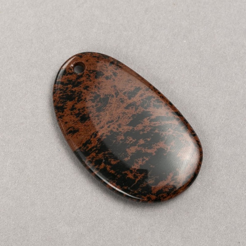 Wisiorek z obsydianu 32×53 mm