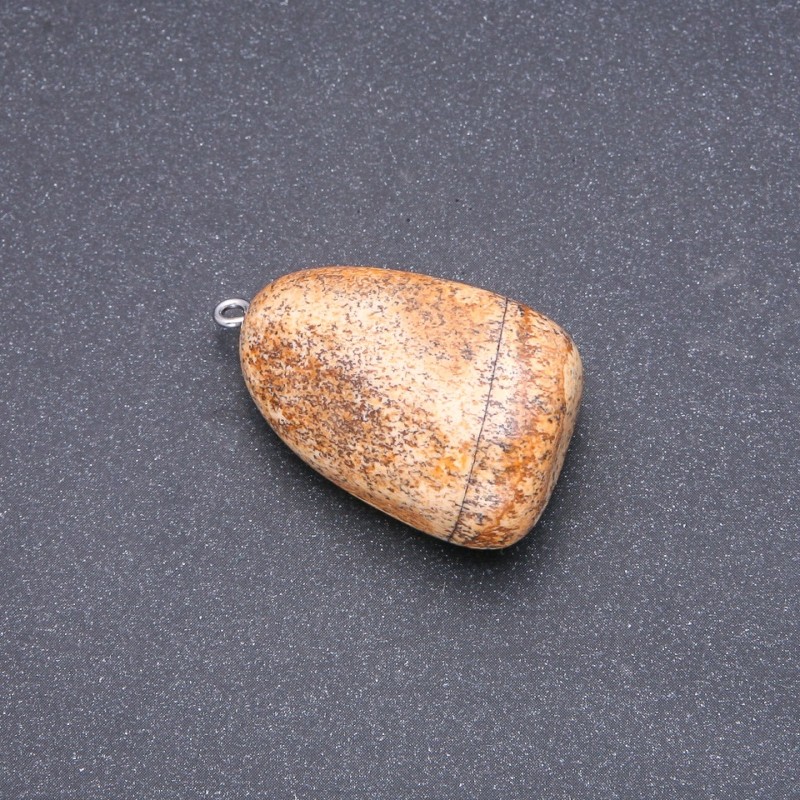 Wisiorek z jaspisu pejzażowego 16×33 mm (+-)