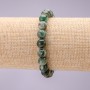 Bransoletka z naturalnego kamienia fuksyt (muskowit) gładka kuleczka, średnica ok. 8 mm, długość ok. 18 cm, elastyczna