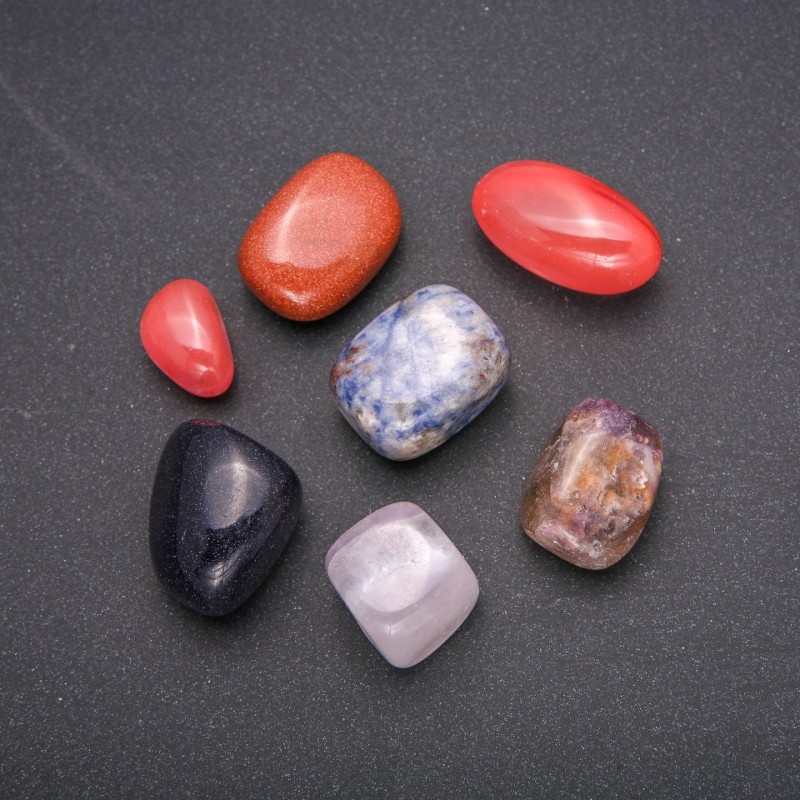 Naturalny kamień galetowy mix 18×22 mm (+-) opakowanie 100 g