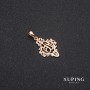 Wisiorek Xuping Sura 14x26 mm pozłacany 18k