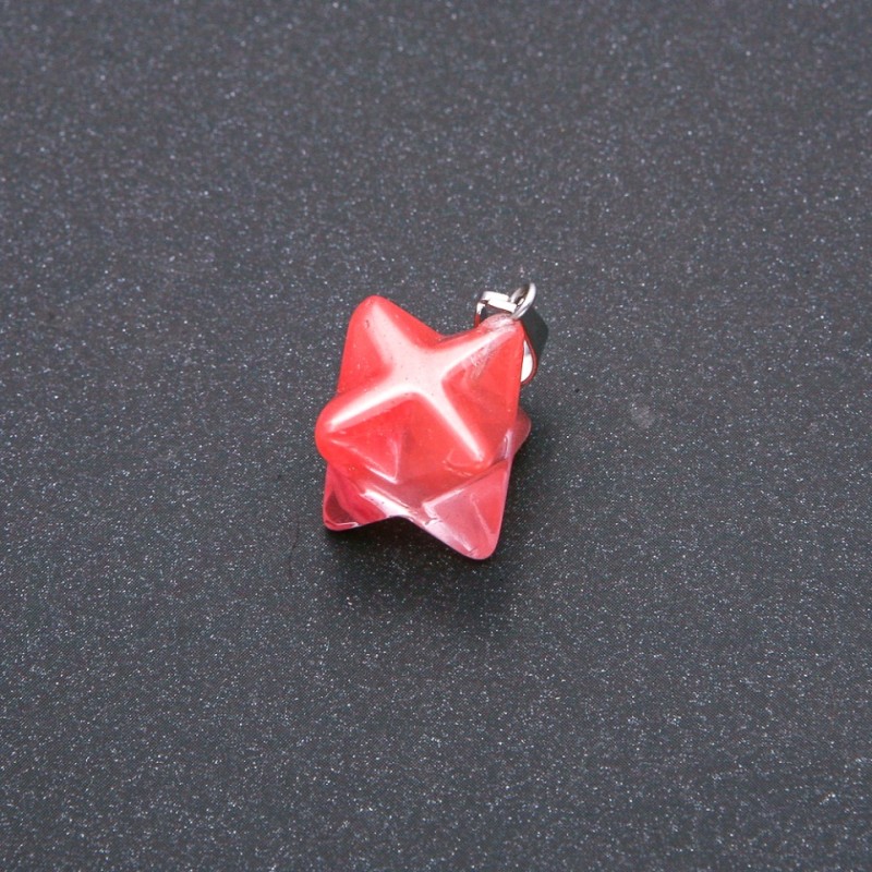 Wisiorek Merkaba z turmalinu 10×10 mm