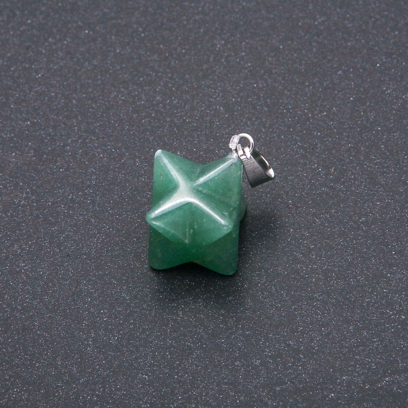 Wisiorek Merkaba z nefrytu 10×10 mm