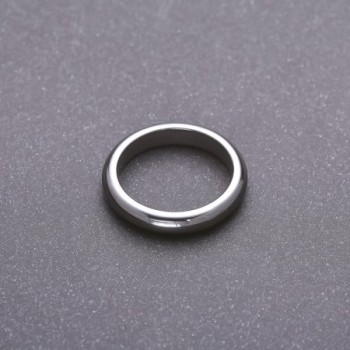 Pierścionek z hematytu, gładki, grubość 4 mm, rozmiary 17, 18, 19, 20, 21, 22