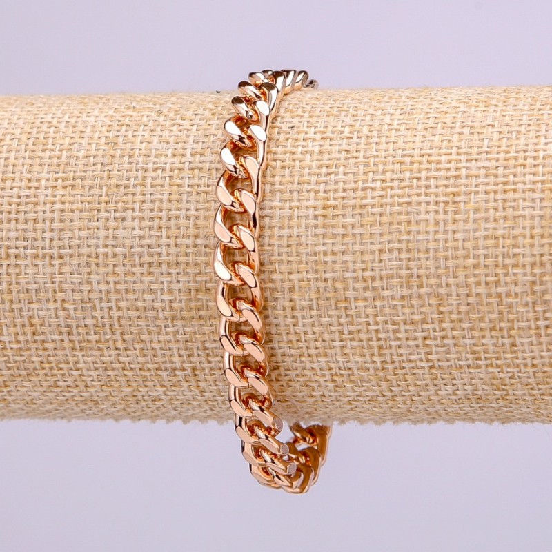 Bransoletka Xuping, grubość 7 mm, długość 19 cm, pozłacenie