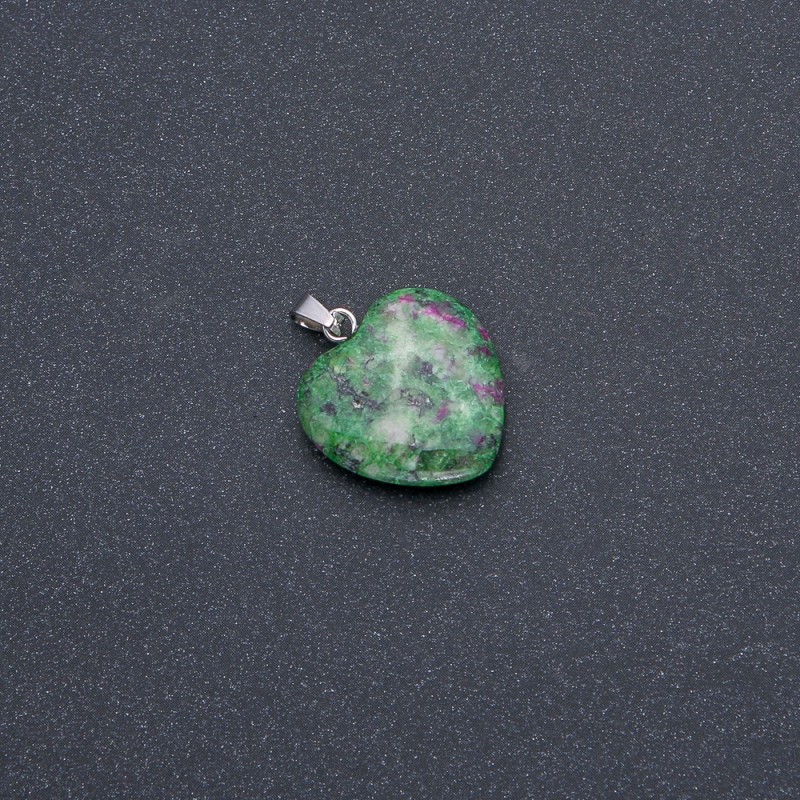 Wisiorek Serce z naturalnego zozytu 19×19×26 mm (+-)