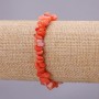 Bransoletka z tonowaną masą perłową na elastycznej gumce, drobinki, średnica 7 (+/-) mm, długość 18 cm