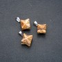 Wisiorek Merkaba z pejzażowego jaspisu 10×10 mm
