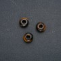Koralik Pandora z naturalnym kamieniem tygrze oko 14×7 mm, średnica otworu 5,5 mm +