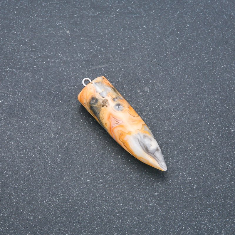 Wisiorek w kształcie kuli z agatu, 13×40×45 mm (+-)