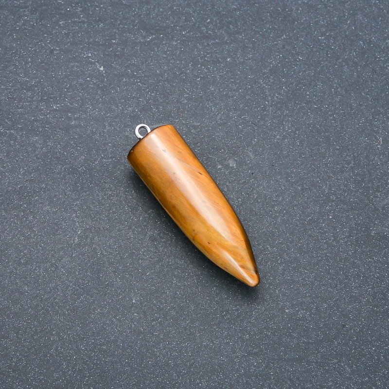 Wisiorek-wahadło z tygrzymiego oka 13×40×45 mm (+-)