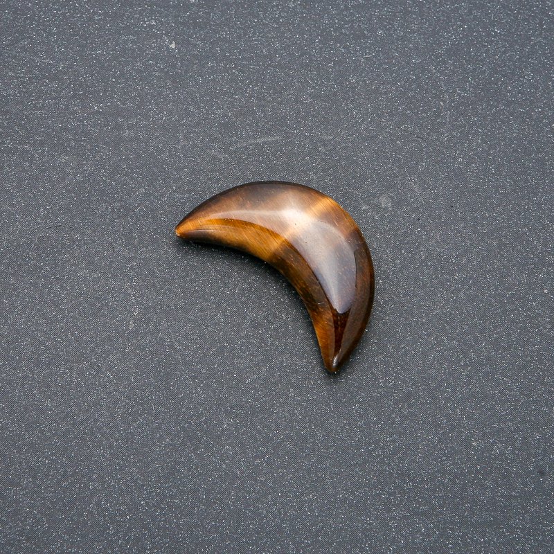 Półksiężyc z kamienia tygrzego oka 12×30×8 mm (+-) bez otworu